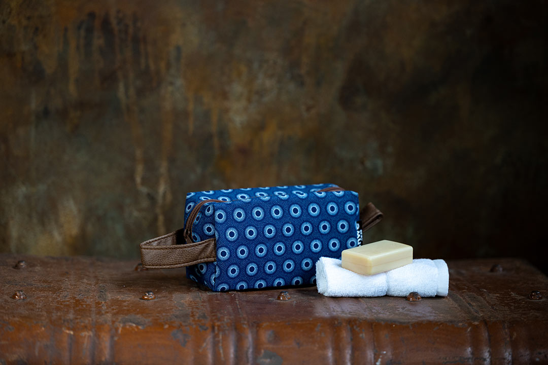 Shwe Shwe Navy Dots Toiletry Bag