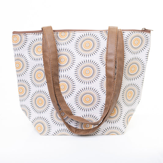 Cream Shoulder Bag Front