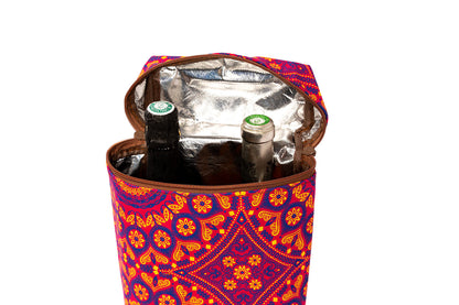 Shwe Shwe Fuchsia Wine Cooler inside