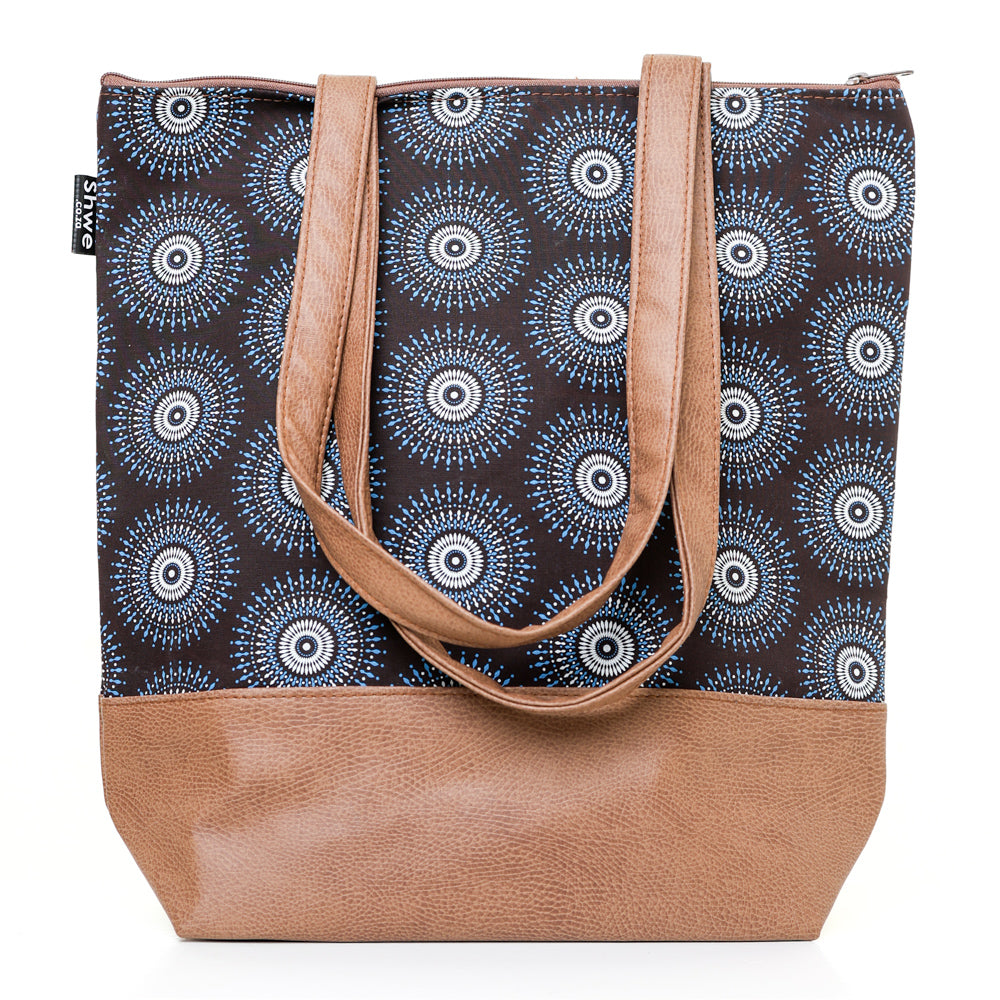 Shwe Shwe Chocolate Leather Look Tote 