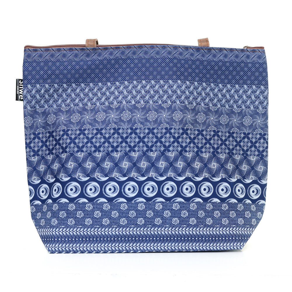 Shwe Shwe Square Tote Blue Back