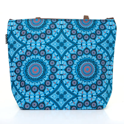 Shwe Shwe Square Tote Marine Back