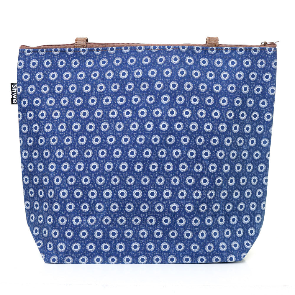 Shwe Shwe Square Tote Navy Back